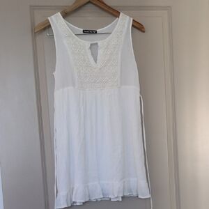 Double Zero Cream Textured Top